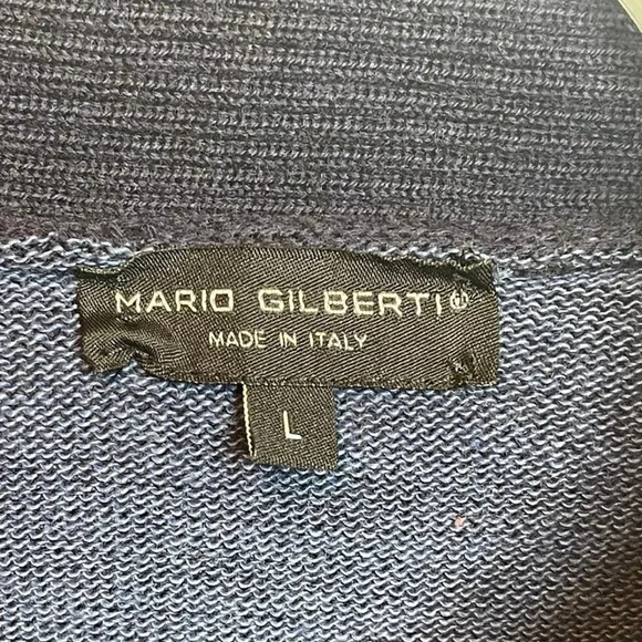 Mario Gilberti made in Italy Men's100% Extra fine Merino Wool sweater. - Picture 8 of 8